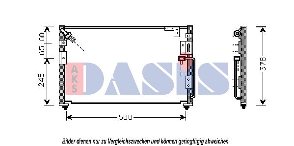 AKS DASIS Kondensaator,kliimaseade 562160N